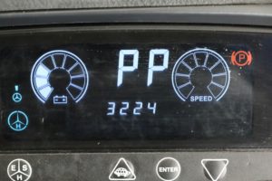 chariot d'occasion électrique Doosan B-16-X-7/ 4 roues mat triplex 4000mm capacité 1600kg